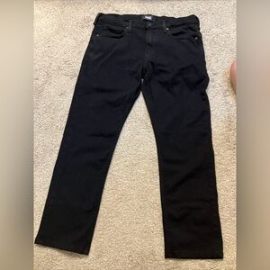 Paige Black Denim Lennox Jeans Size 33